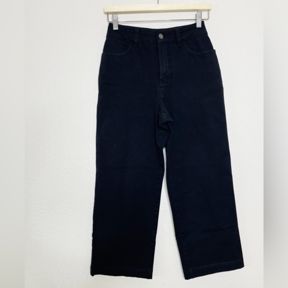 Universal‎ Standard Black Straight Leg High Rise Pants Size 2 Small - Picture 3 of 11